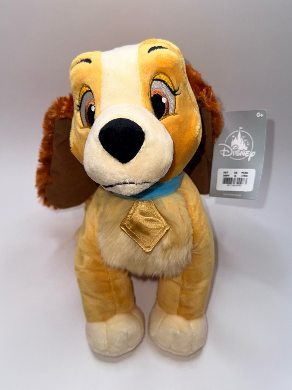 Disney Store Lady And The Tramp “Lady” 12 Inch Plush Soft  Toy NWT